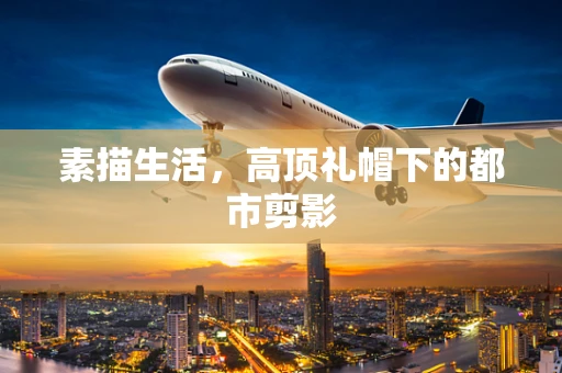 素描生活，高顶礼帽下的都市剪影