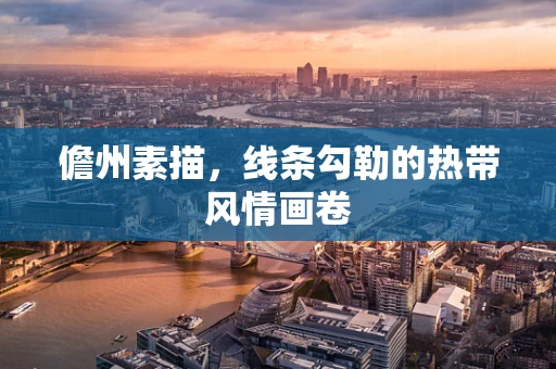 儋州素描，线条勾勒的热带风情画卷