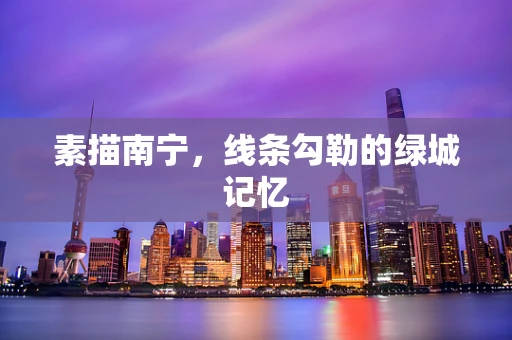 素描南宁，线条勾勒的绿城记忆