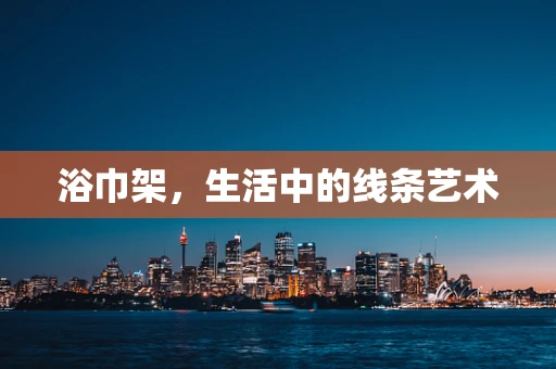 浴巾架，生活中的线条艺术