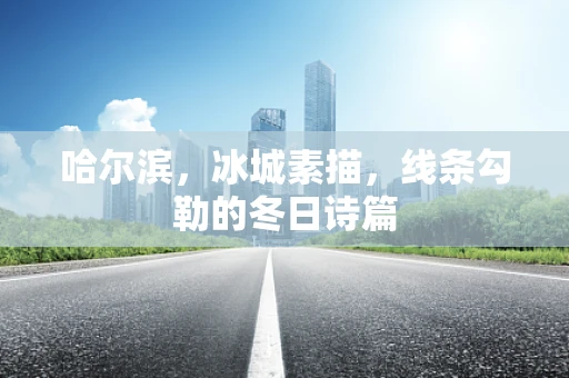 哈尔滨，冰城素描，线条勾勒的冬日诗篇