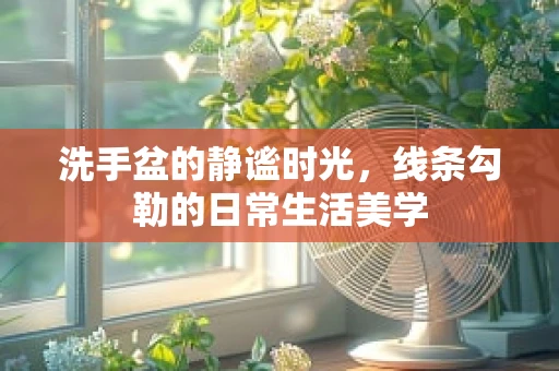 洗手盆的静谧时光，线条勾勒的日常生活美学