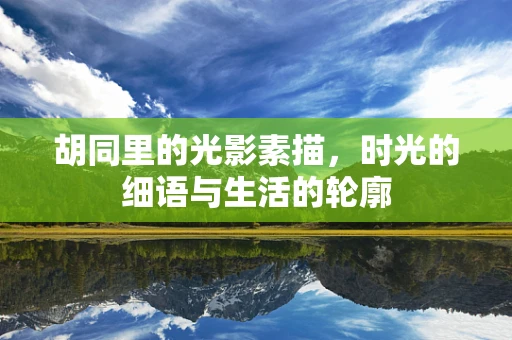 胡同里的光影素描，时光的细语与生活的轮廓