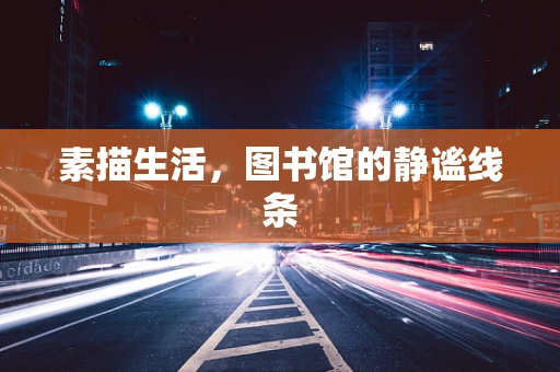 素描生活，图书馆的静谧线条