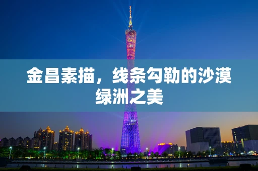 金昌素描，线条勾勒的沙漠绿洲之美