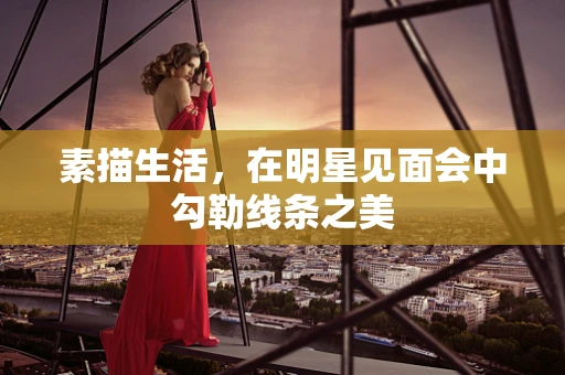 素描生活，在明星见面会中勾勒线条之美