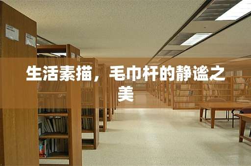生活素描，毛巾杆的静谧之美