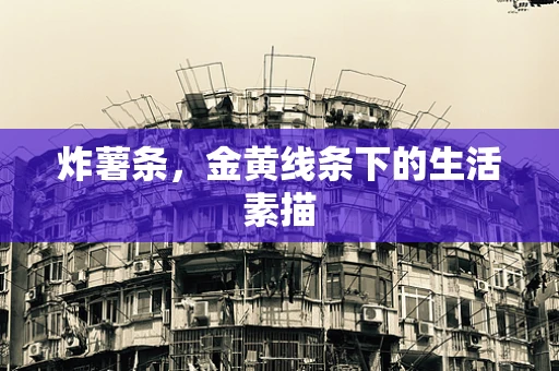 炸薯条，金黄线条下的生活素描