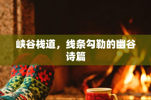 峡谷栈道，线条勾勒的幽谷诗篇