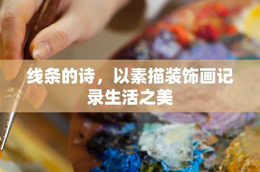线条的诗，以素描装饰画记录生活之美