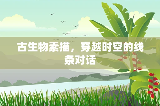 古生物素描，穿越时空的线条对话