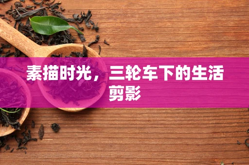 素描时光，三轮车下的生活剪影