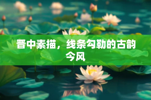 晋中素描，线条勾勒的古韵今风