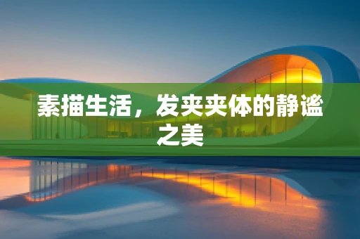 素描生活，发夹夹体的静谧之美