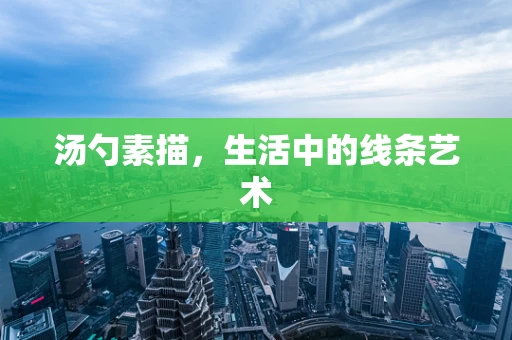 汤勺素描，生活中的线条艺术