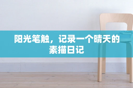 阳光笔触，记录一个晴天的素描日记