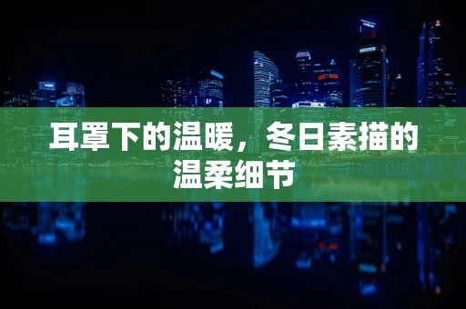 耳罩下的温暖，冬日素描的温柔细节