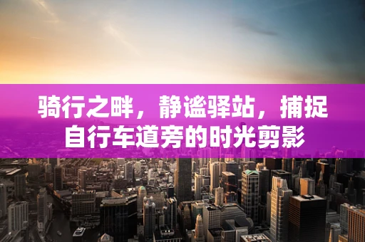 骑行之畔，静谧驿站，捕捉自行车道旁的时光剪影