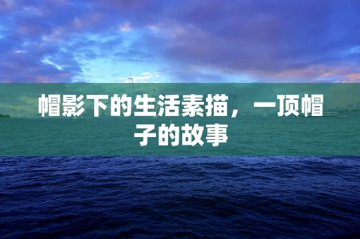 帽影下的生活素描，一顶帽子的故事