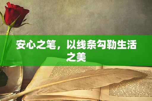 安心之笔，以线条勾勒生活之美