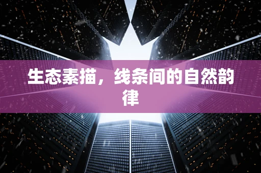 生态素描，线条间的自然韵律