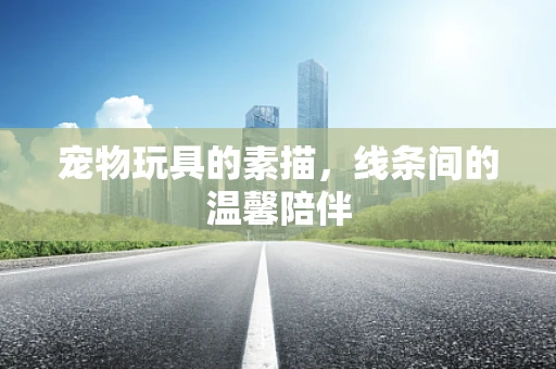 宠物玩具的素描，线条间的温馨陪伴