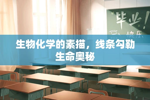 生物化学的素描，线条勾勒生命奥秘