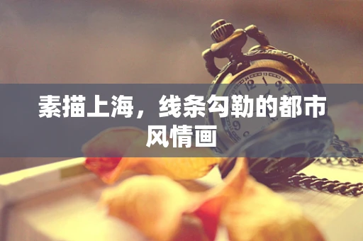 素描上海，线条勾勒的都市风情画