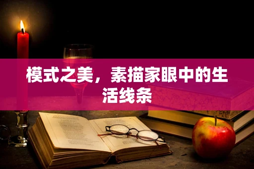 模式之美，素描家眼中的生活线条