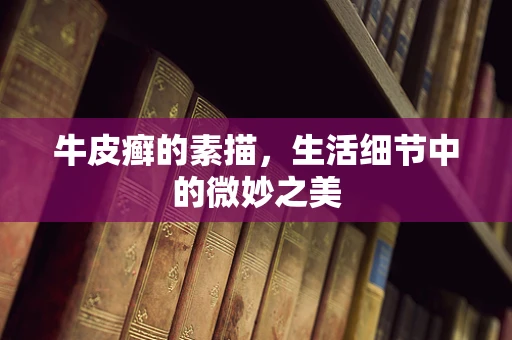 牛皮癣的素描，生活细节中的微妙之美