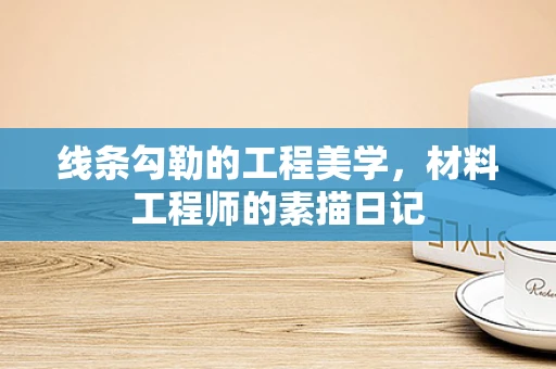 线条勾勒的工程美学，材料工程师的素描日记