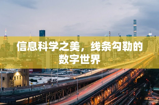 信息科学之美，线条勾勒的数字世界
