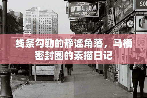 线条勾勒的静谧角落，马桶密封圈的素描日记