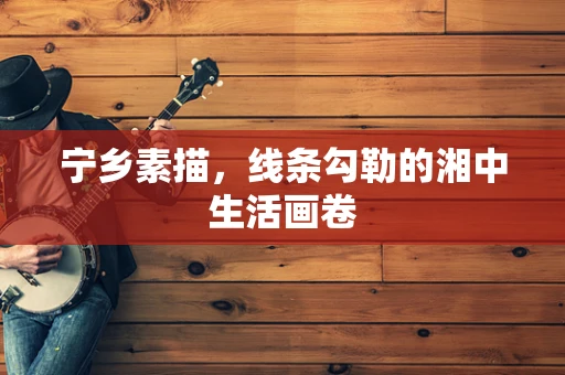 宁乡素描，线条勾勒的湘中生活画卷