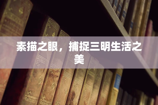 素描之眼，捕捉三明生活之美