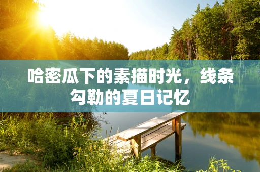 哈密瓜下的素描时光，线条勾勒的夏日记忆