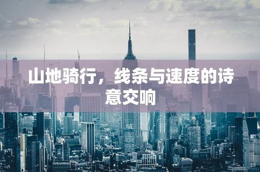 山地骑行，线条与速度的诗意交响