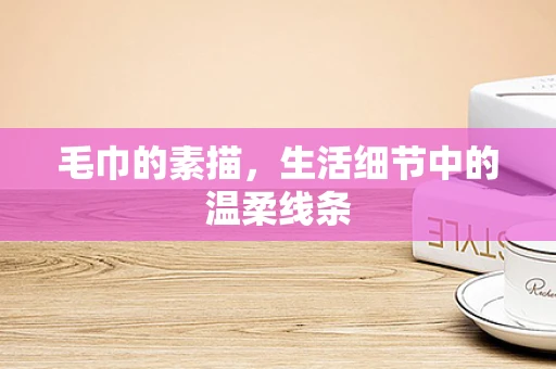 毛巾的素描，生活细节中的温柔线条