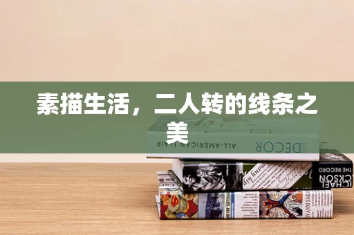 素描生活，二人转的线条之美