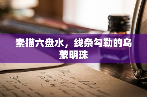 素描六盘水，线条勾勒的乌蒙明珠