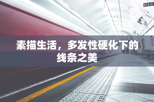 素描生活，多发性硬化下的线条之美