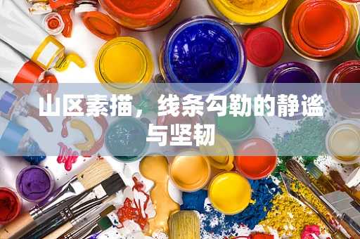 山区素描，线条勾勒的静谧与坚韧