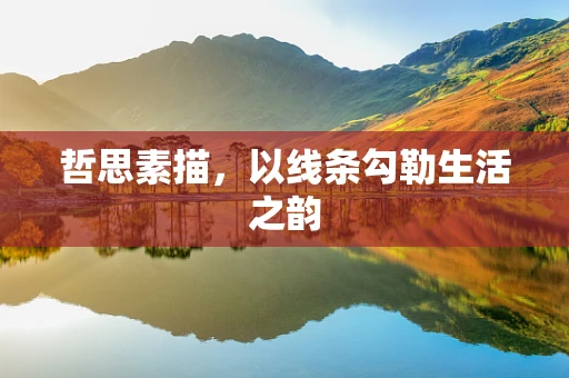 哲思素描，以线条勾勒生活之韵