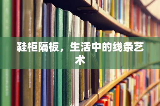 鞋柜隔板，生活中的线条艺术