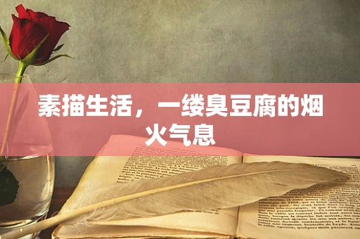 素描生活，一缕臭豆腐的烟火气息