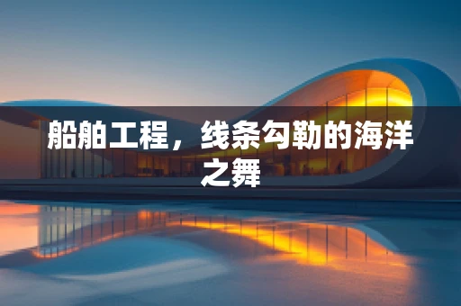 船舶工程，线条勾勒的海洋之舞