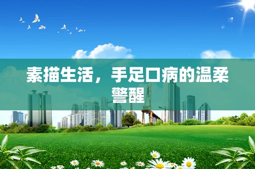 素描生活，手足口病的温柔警醒