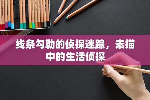 线条勾勒的侦探迷踪，素描中的生活侦探
