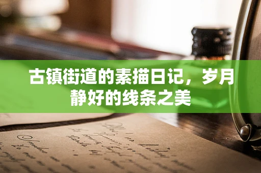 古镇街道的素描日记，岁月静好的线条之美