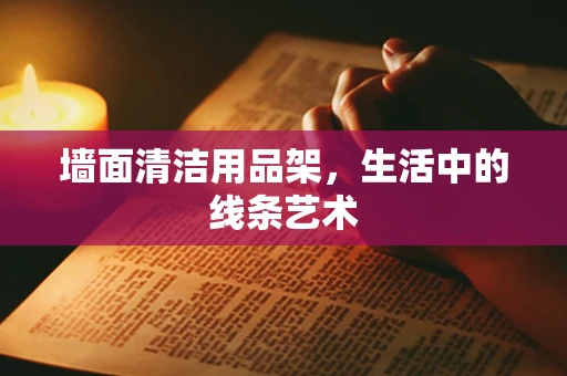墙面清洁用品架，生活中的线条艺术